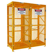 forklift gas bottle storage cage